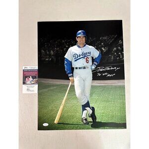 Steve Garvey signed "74 NL MVP" autographed Los Angeles Dodgers 16x20 Photo JSA